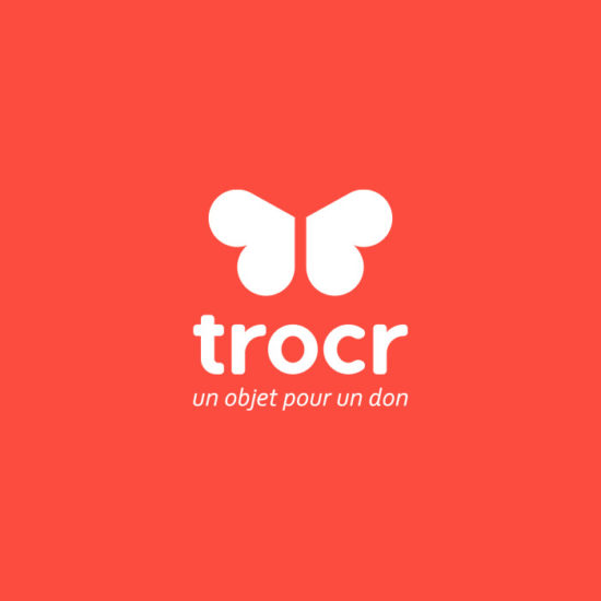 Design du logo de l'application mobile Trocr